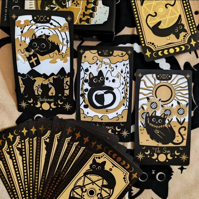 【正規品タロットカード】脱力感満載の可愛い猫たちが楽しくキュートなタロットデッキ ドリーミング キャット タロット Dreaming Cat Tarot Deck