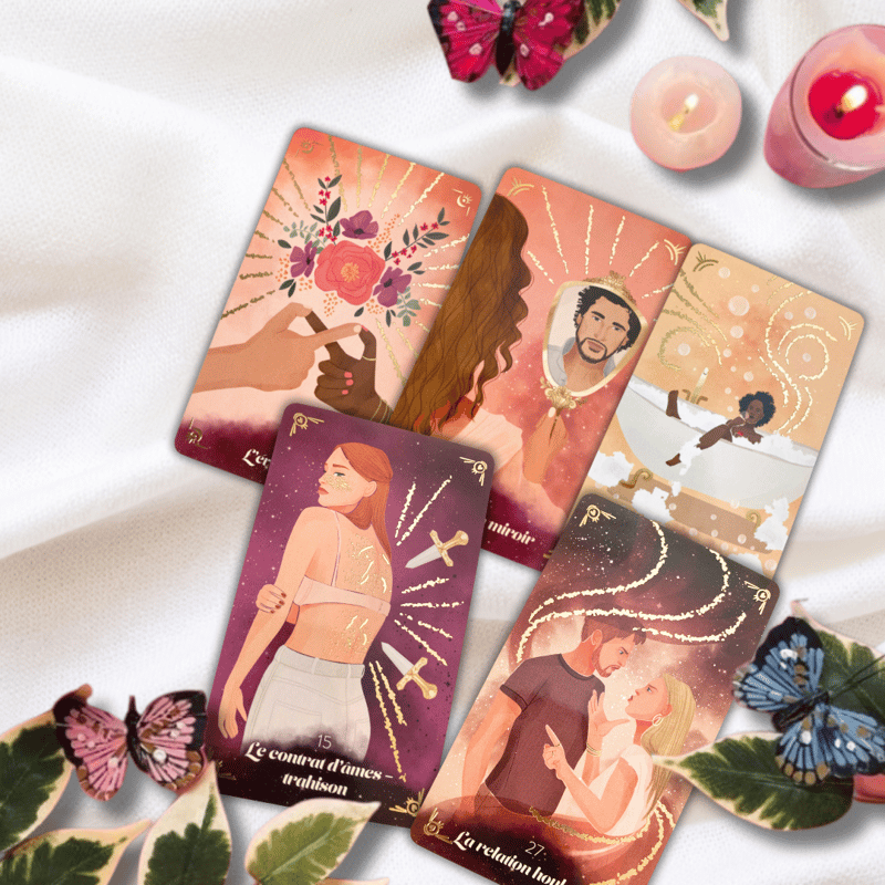 【正規品オラクルカード】美しく独創的な世界観✨美麗アートが導く魂から魂へのデッキ 正規品オラクルカード】美しく独創的な世界観✨美麗アートが導く魂