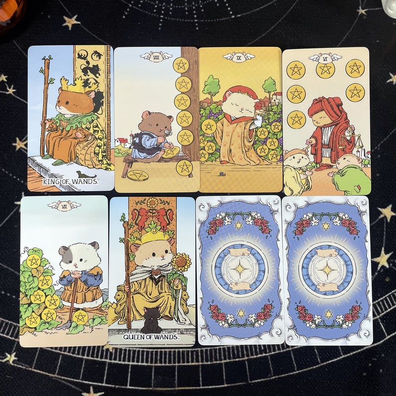 【正規品タロットカード】希少インディーズ✨デラックス版✨可愛いハムスタータロット 正規品タロットカード】希少インディーズ✨デラックス版✨可愛い