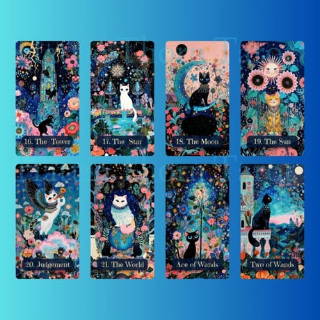 セレスティアル・キャット・タロット(Celestial Cats Tarot)｜作者直輸入・希少デッキ