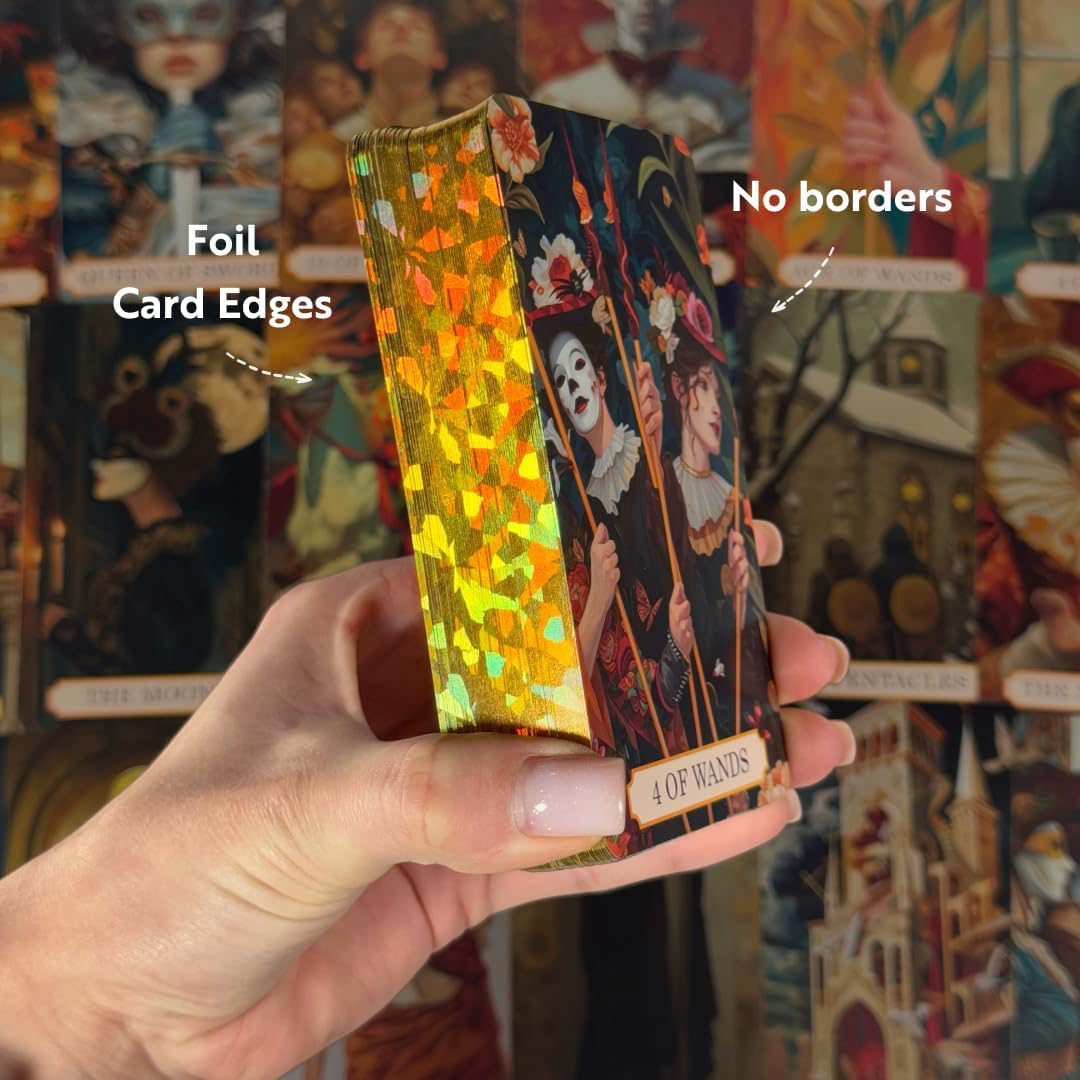 【正規品タロットカード】エレガントで豪華✨バロック絵画の肖像画たちのデッキ 金縁 正規品タロットカード】エレガントで豪華✨バロック絵画の肖像画