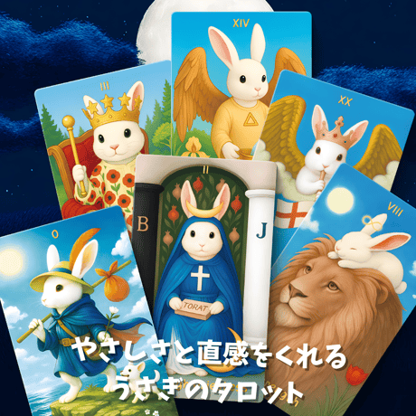 スピリットムーンラビットタロットカード｜正規輸入品