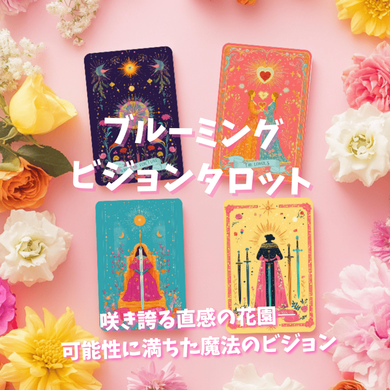 ブルーミングビジョンタロットカード｜作者直輸入・希少デッキ