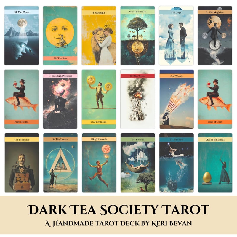 洋書 THE DARK TEA SOCIETY TAROT fit=scale-down,w=1200