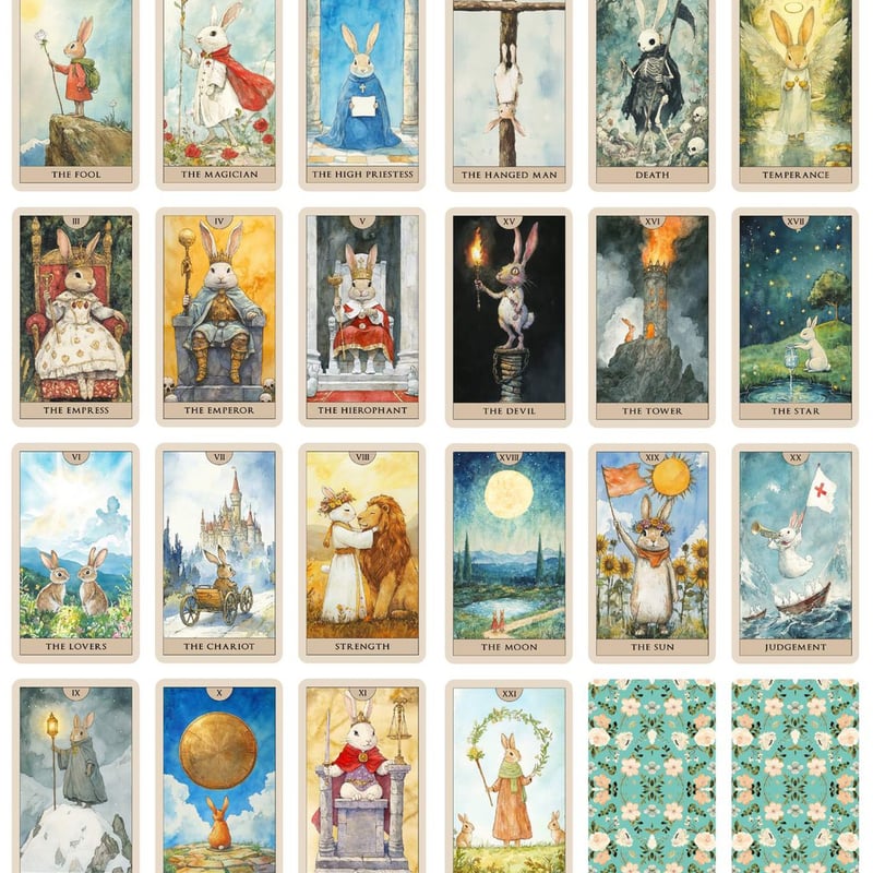 ラビットタロットカード (Rabbit Tarot) ｜作者直輸入・希少デッキ