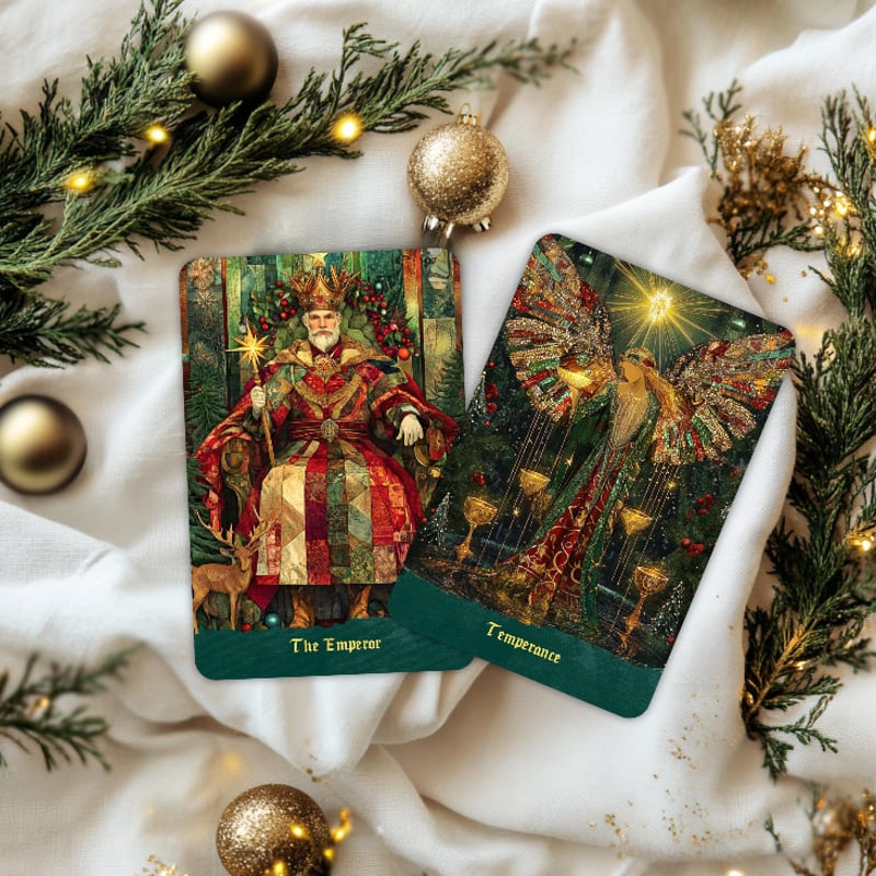 クリスマスチャームタロットカード｜作者直輸入・希少デッキ