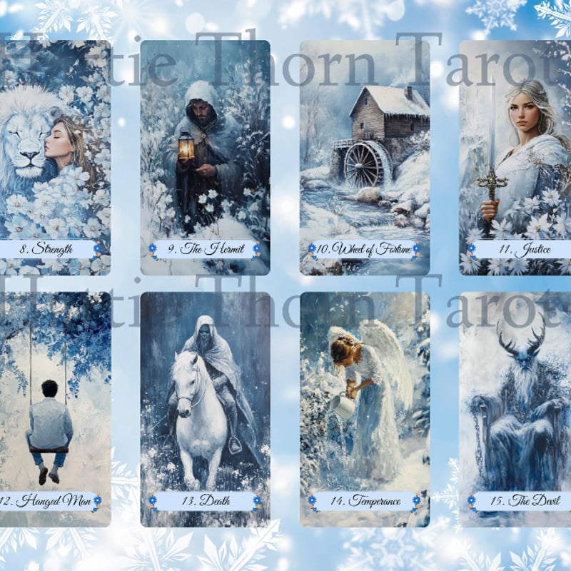 【正規品タロットカード】入手困難✨英国人気メーカー四季コレクション✨WINTER ウィンターパスチャーズタロットカード｜作者直輸入・希少デッキ