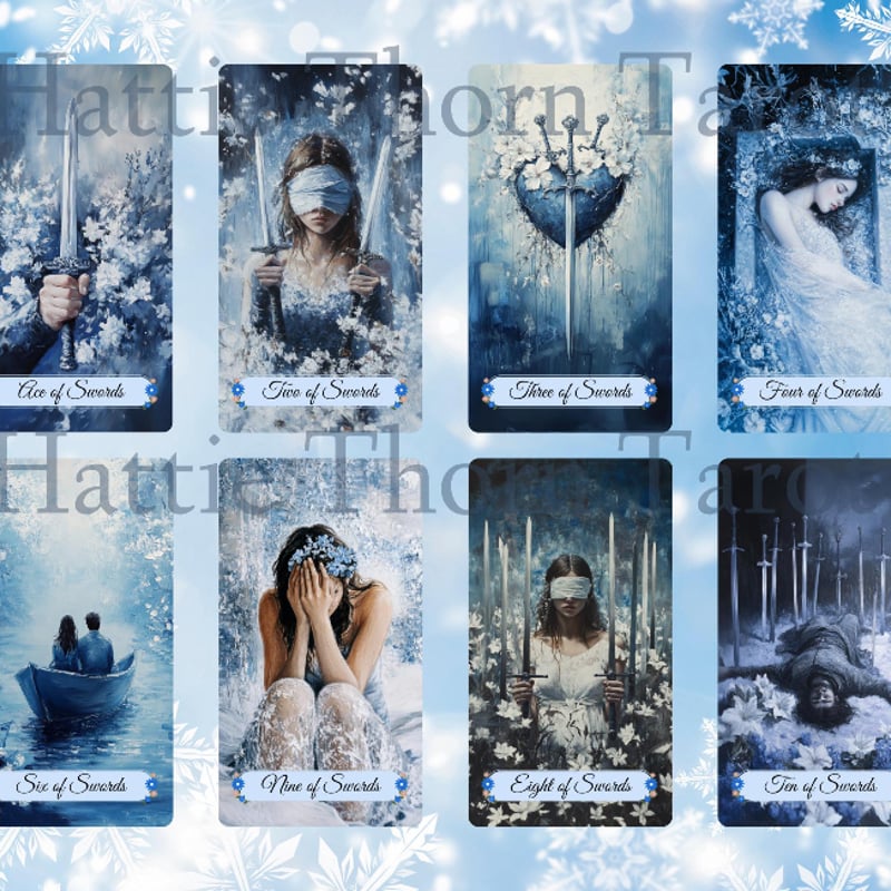 【正規品タロットカード】入手困難✨英国人気メーカー四季コレクション✨WINTER ウィンターパスチャーズタロットカード｜作者直輸入・希少デッキ