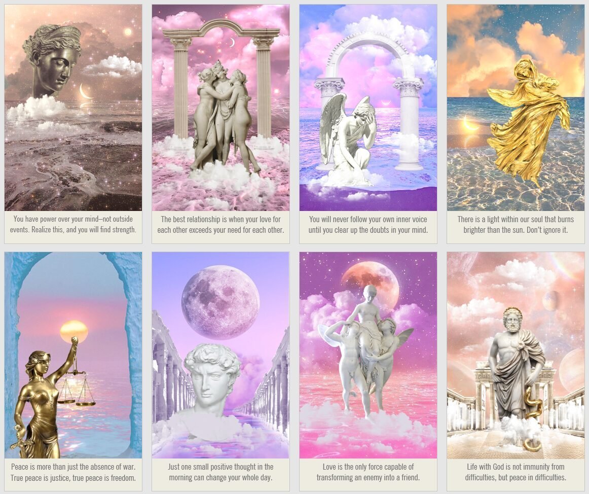 美麗✨神々の神秘的な世界✨スピリチュアルヒーリングオラクルカード／日本未発売 美麗神々の神秘的な世界スピリチュアルヒーリングオラクルカード