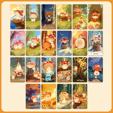 マッシュルームタロット｜作者直輸入・希少デッキ