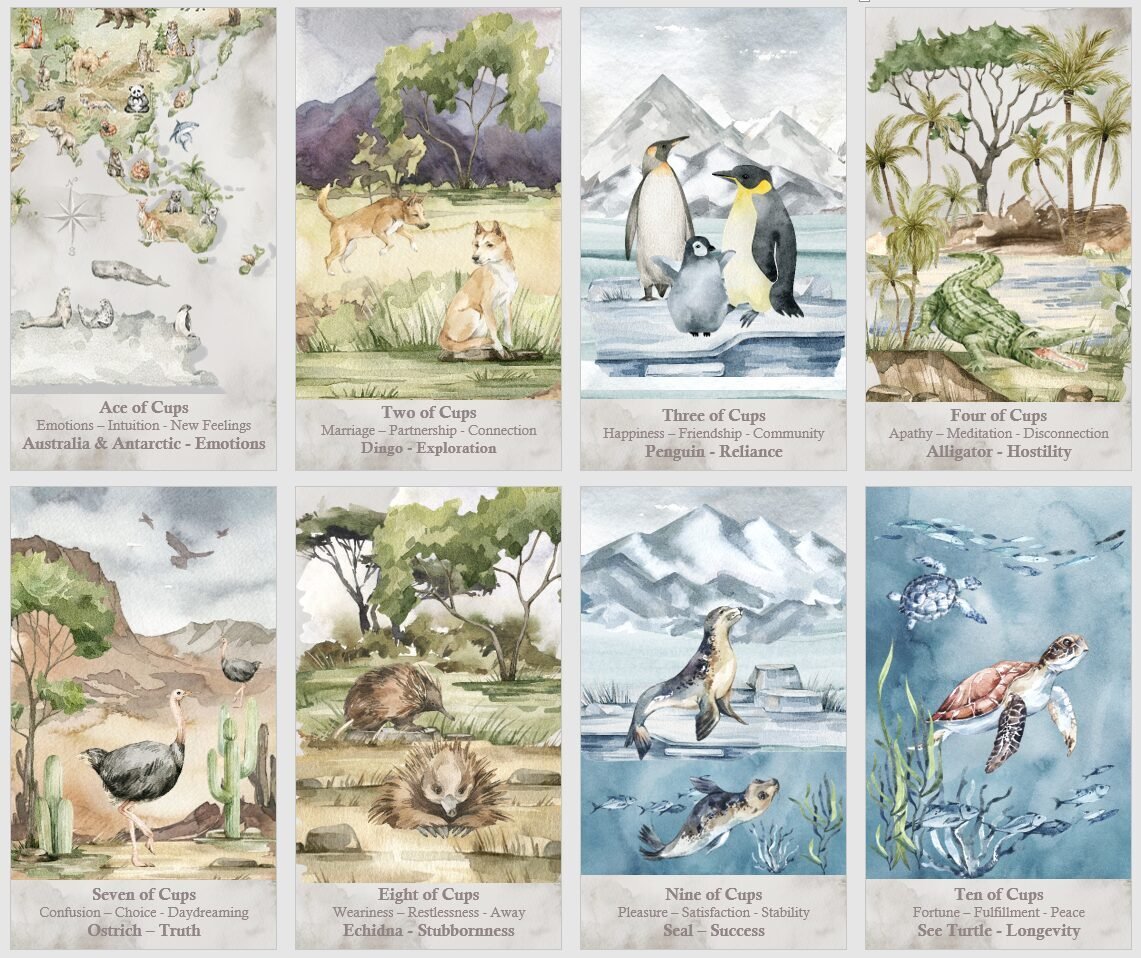 アニマルスピリットタロットカード｜作者直輸入・希少デッキ