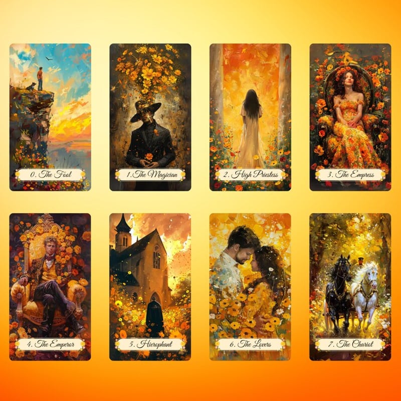 【正規品タロットカード】美麗エンボスホログラム箔✨野性的でミステリアスなデッキ Amazon.co.jp: タロットカード、ゴールドタロットカード、ホロ