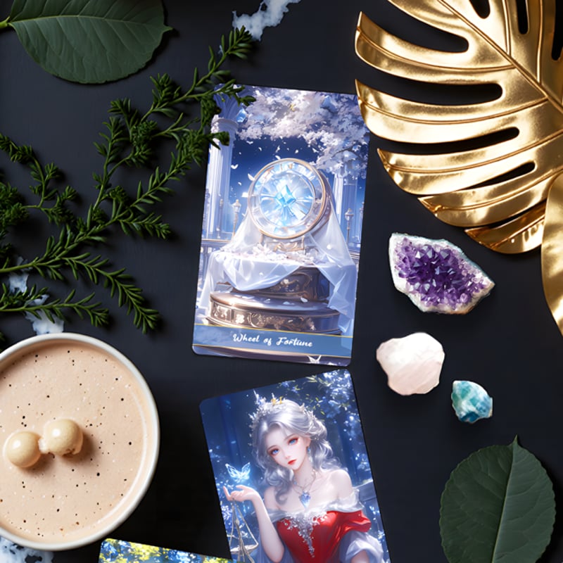 残り1点のみ✨入手困難な海外デッキ✨クリスタルの愛のタロットカード 奇抜な世界のタロットカード (正規品・希少) | タロクル