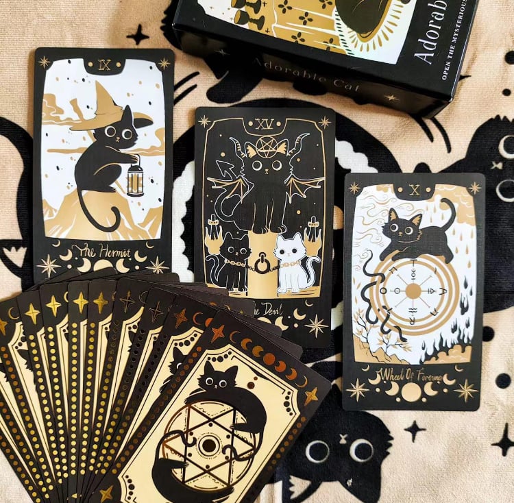 愛らしい猫のタロットカード (正規品・希少) | タロクル