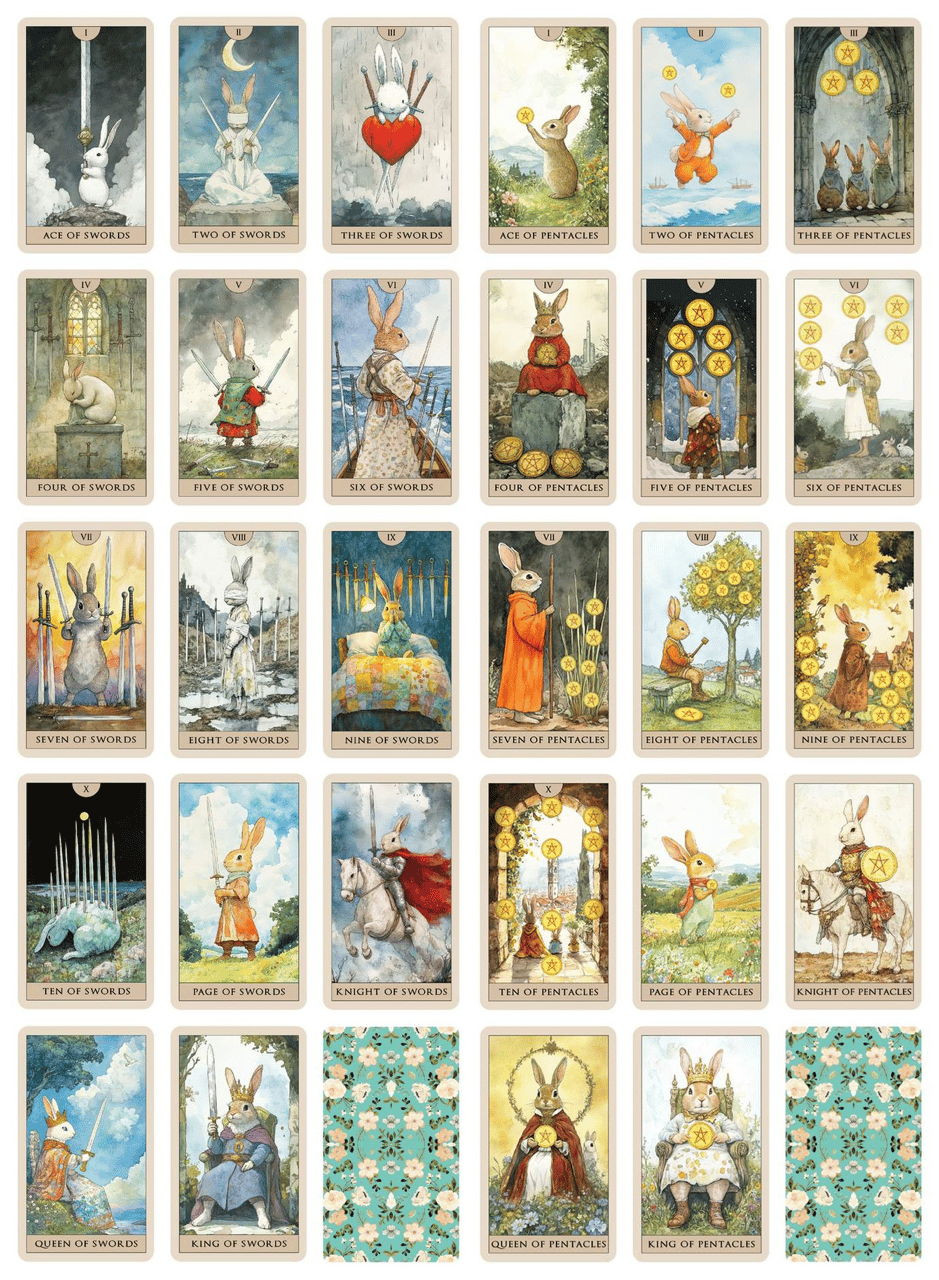 ラビットタロットカード (Rabbit Tarot) ｜作者直輸入・希少デッキ