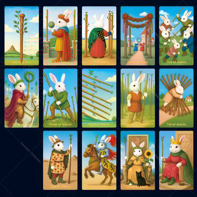 スピリットムーンラビットタロットカード｜正規輸入品 | タロクル