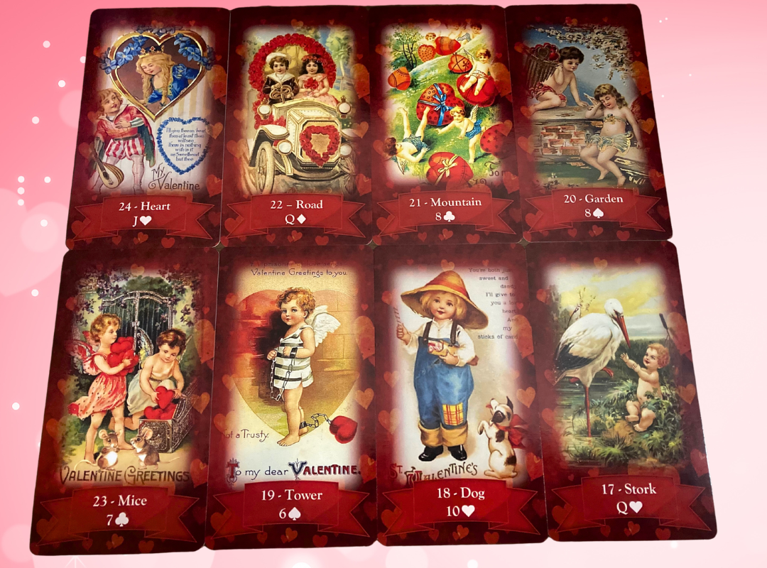 【正規品ルノルマンカード】ビンテージイラスト✨入手困難バレンタインデールノルマン 正規品ルノルマンカード】ビンテージイラスト✨入手困難