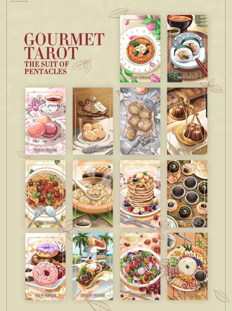 【正規品タロットカード】激かわイラスト✨日本未発売レア✨小動物と美食のタロット 正規品タロットカード】激かわイラスト✨日本未発売レア✨小動物