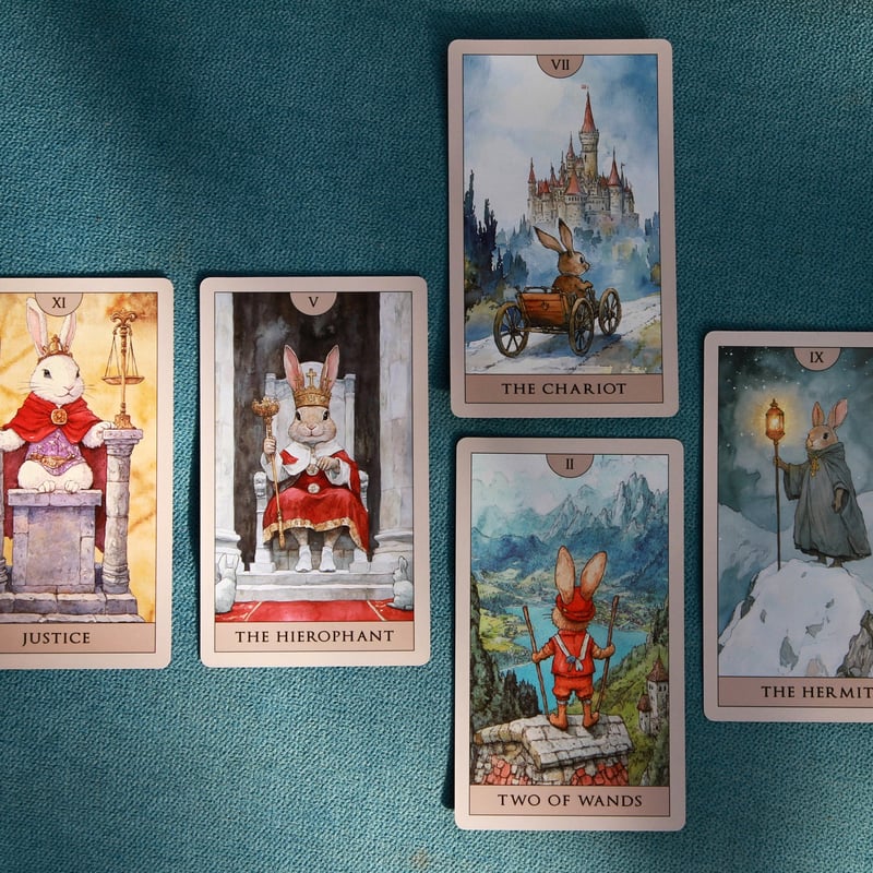 一名様のみ①❤️ラビットタロット と ラビットオラクル と イラスト