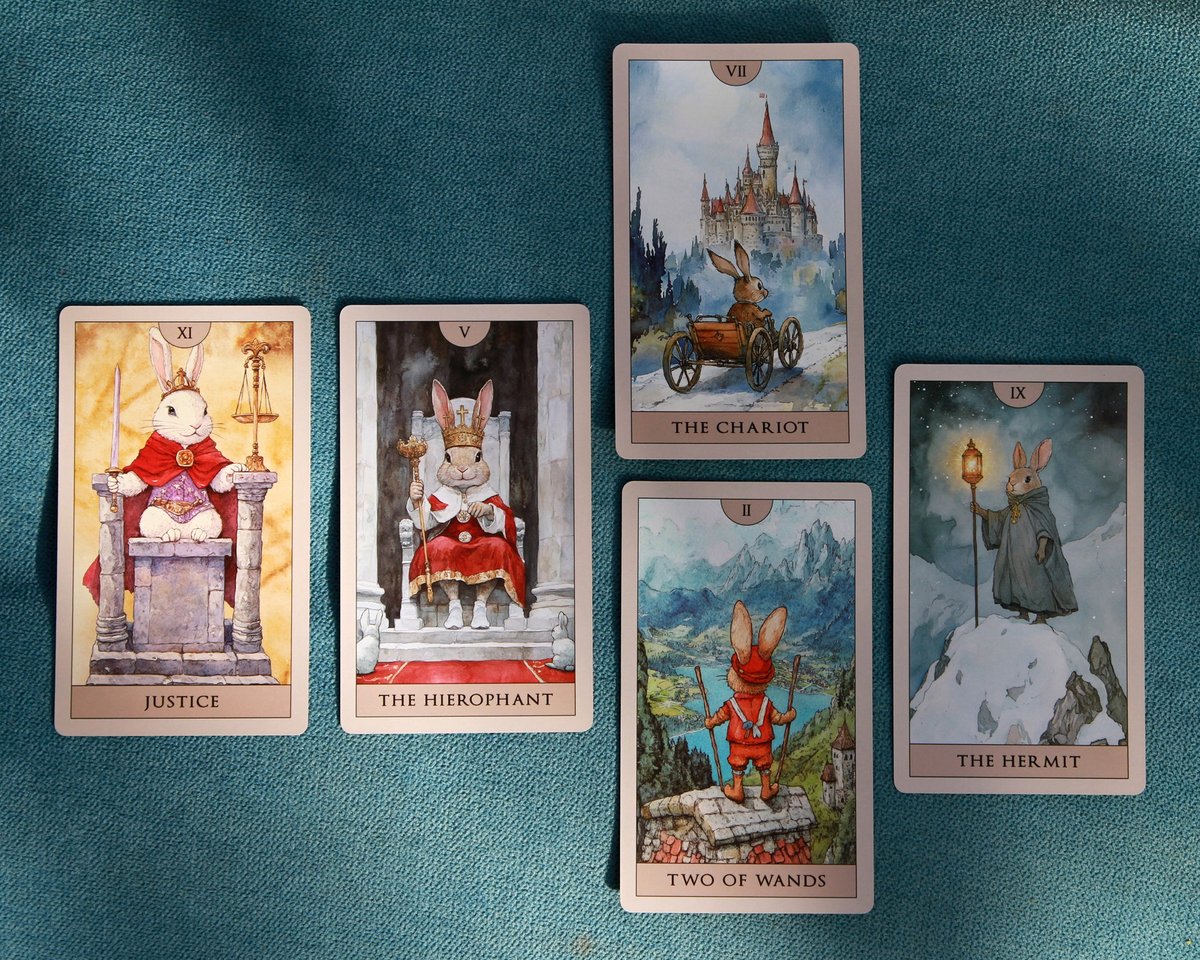 ❤︎ラビ❤︎★タロット ラビットタロットカード (Rabbit Tarot) ｜作者直輸入・希少デッキ