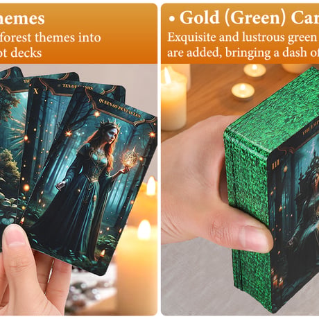 グリーンファンタジータロットカード (正規品・希少)