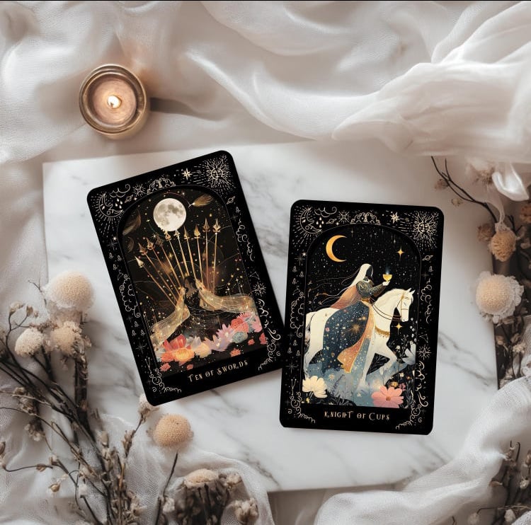 ミッドナイトガーデンタロットカード｜作者直輸入・希少デッキ