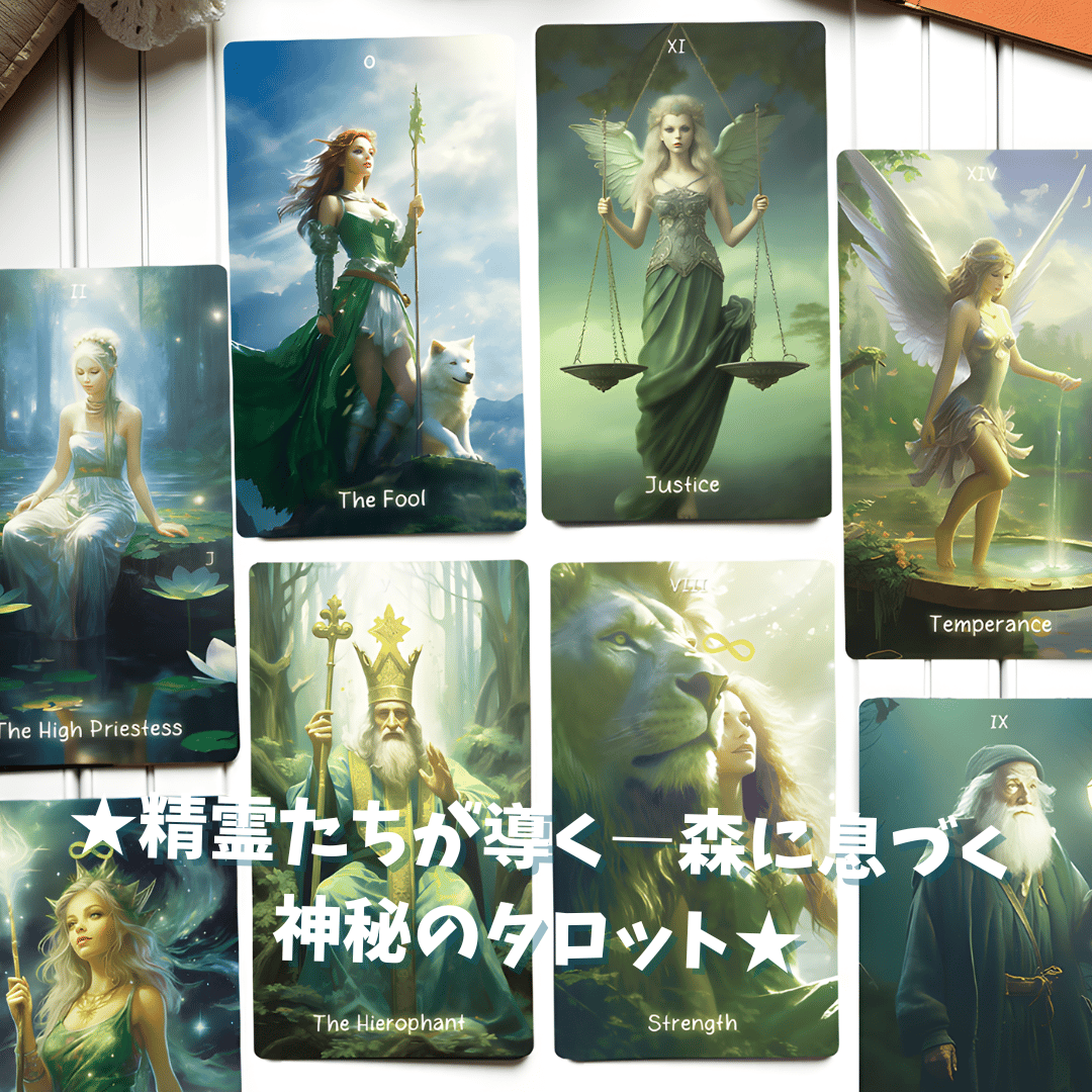 正規品✨心が洗われるような美麗イラスト✨森の精霊たちのタロットカード✨海外限定 森の精霊タロットカード｜正規輸入品 | タロクル｜TaroCle (海外