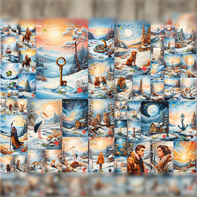 冬物語ルノルマンカード｜正規輸入品 | タロクル｜TaroCle (海外