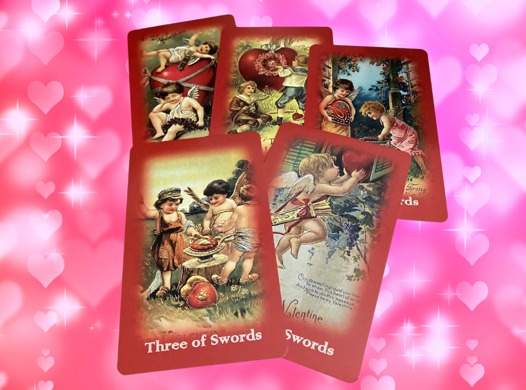 本 正規品希少デッキ✨珍しいスクエア型✨ハートタロットカード Heart