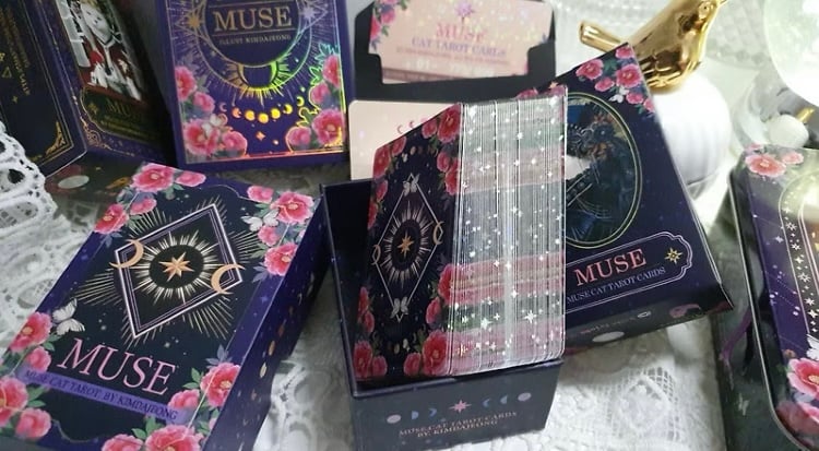 ミューズネコタロットカード ミニサイズ版｜作者直輸入・希少デッキ