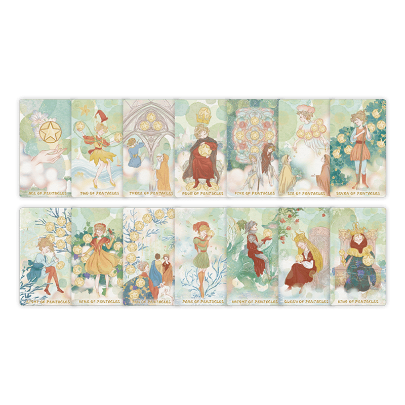 【新品　未使用】アメリカ合衆国から直輸入　金箔加工　豪華　可愛い　タロットカード 新品 未使用】アメリカ合衆国から直輸入 金箔加工 豪華 可愛い