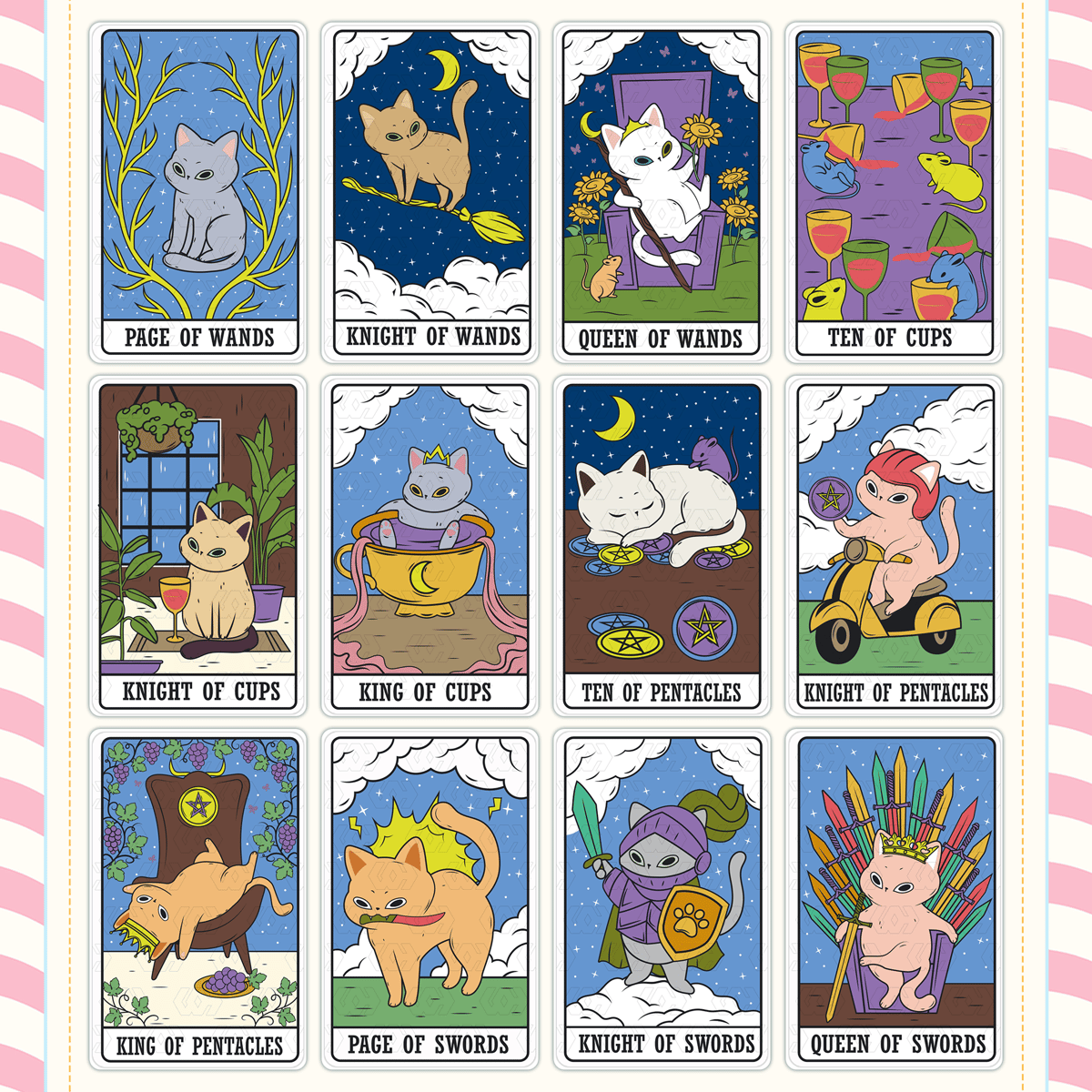 のんびり猫のタロットカード (正規品・希少) | タロクル｜TaroCle