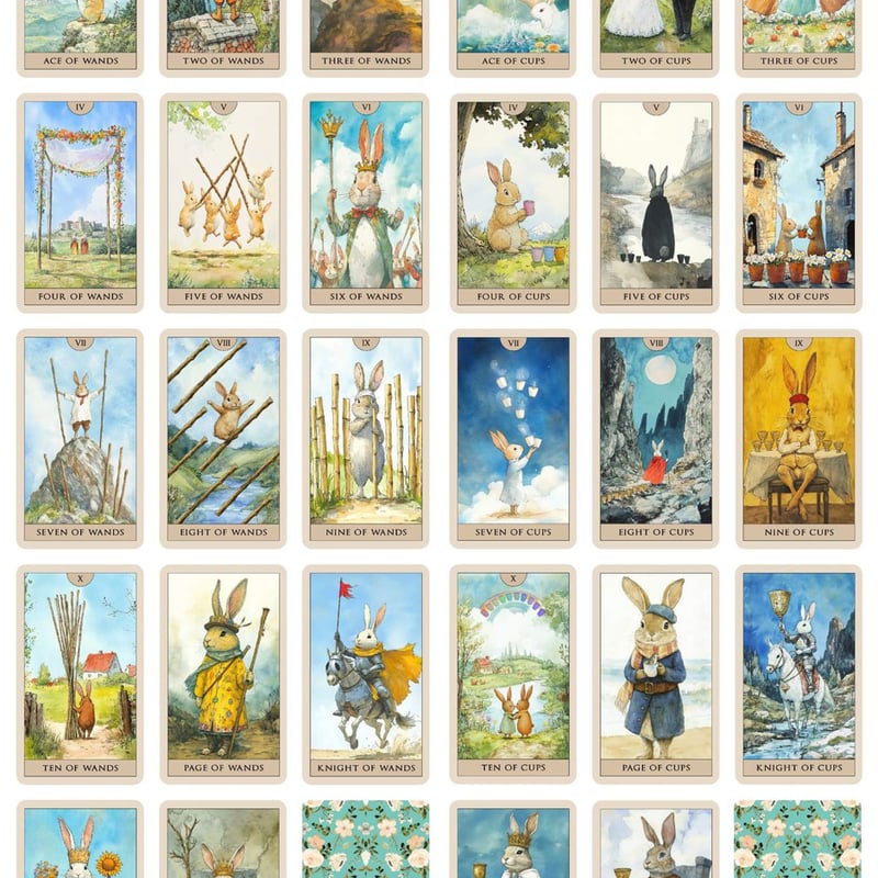 ラビットタロットカード (正規品・希少) | タロクル｜TaroCle
