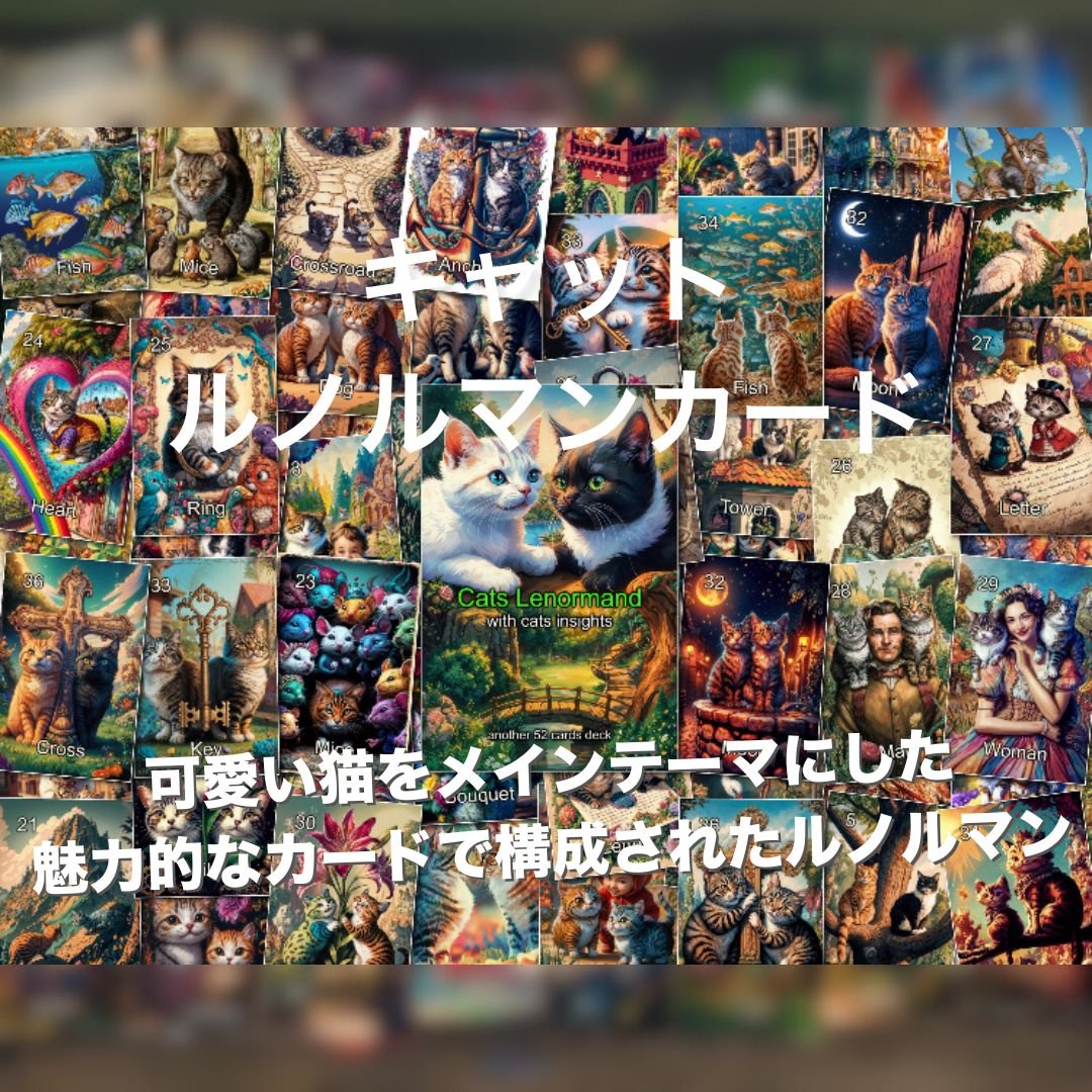 キャットルノルマンカード｜作者直輸入・希少デッキ | タロクル
