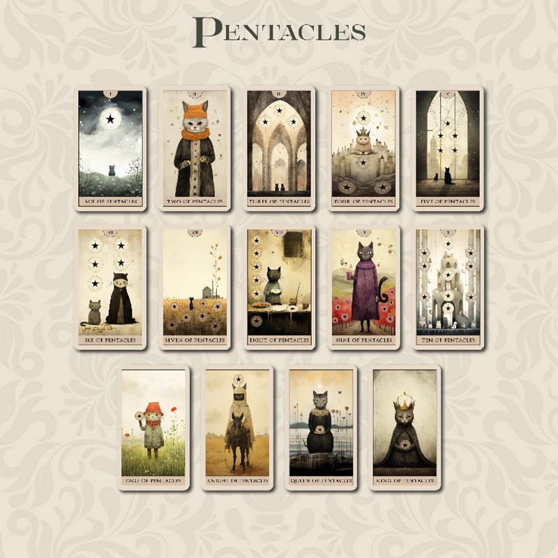 キャットタロットカード(Cat Tarot)｜作者直輸入・希少デッキ