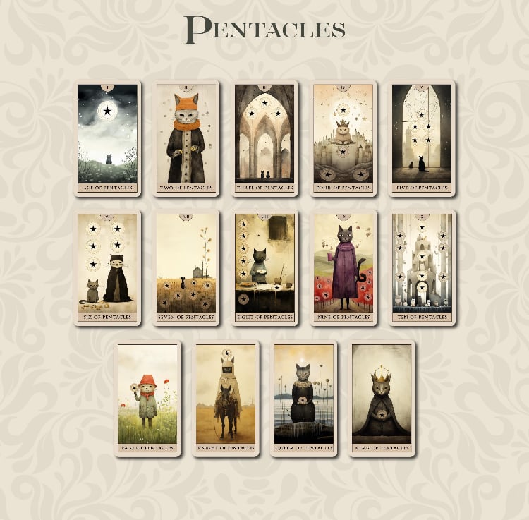 キャットタロットカード(Cat Tarot)｜作者直輸入・希少デッキ