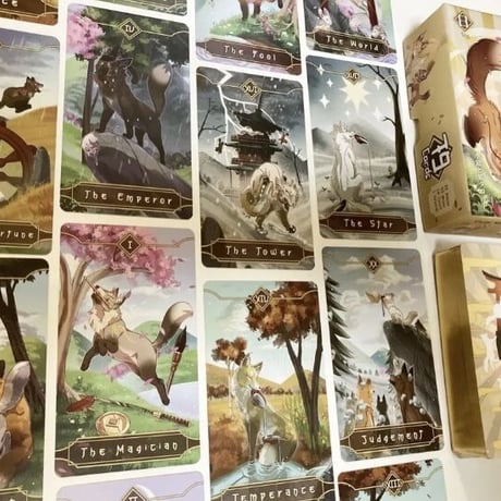 キツネのタロットカード (日)  (正規品・希少)