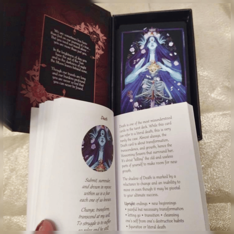 リサの物語タロットカード ブラックエディション｜作者直輸入・希少