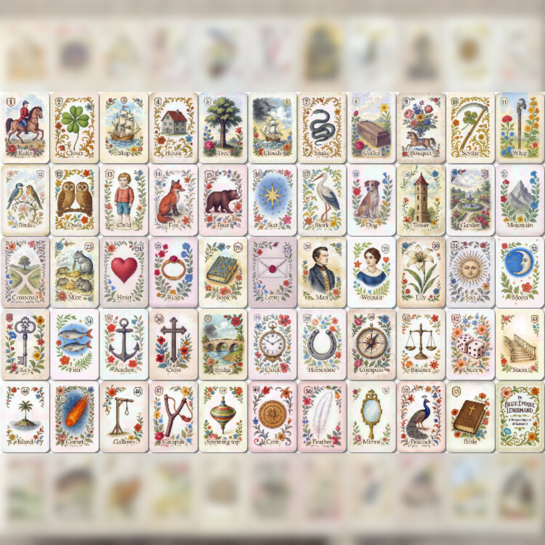 ドゥ・ベル・エポック・ルノルマンカード｜作者直輸入・希少デッキ