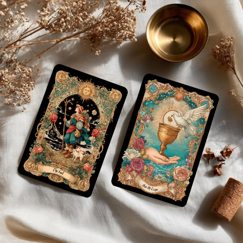 【正規品タロットカード】超美麗✨希少海外インディーズ✨幻想的なダークアートデッキ 正規品タロットカード】超美麗✨希少海外インディーズ✨幻想的なダーク