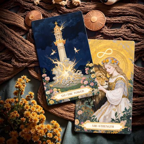 ムーンシャドウ・フローラル・ヴォウタロットカード  (Moonshadow Floral Votarot) ｜正規輸入品