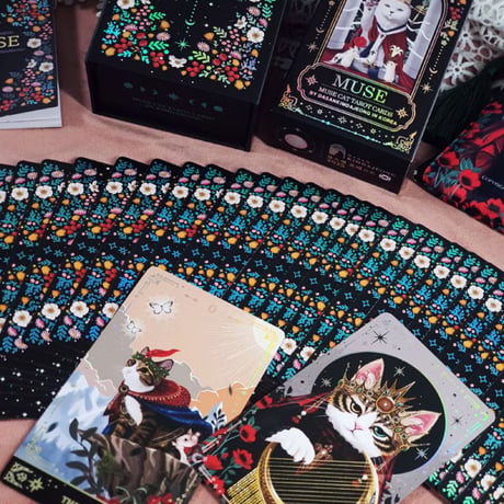 ミューズネコタロットカード 2025リメイク版 (Muse Cat 2025 Tarot) ｜作者直輸入・希少デッキ