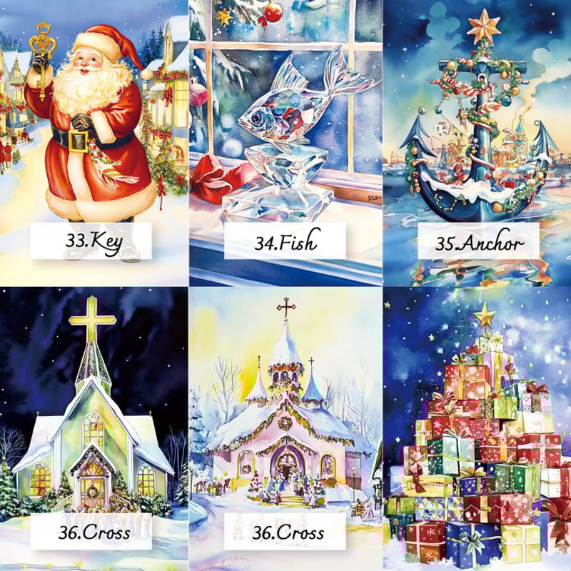 シンプリー クリスマス ルノルマンデッキ  占い タロット オラクルカード Amazon.co.jp: クリスマス ルノルマンカード デッキ 占い
