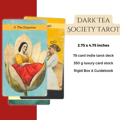 ダークティーソサエティタロットカード (The Dark Tea Society Tarot ) ｜作者直輸入・希少デッキ