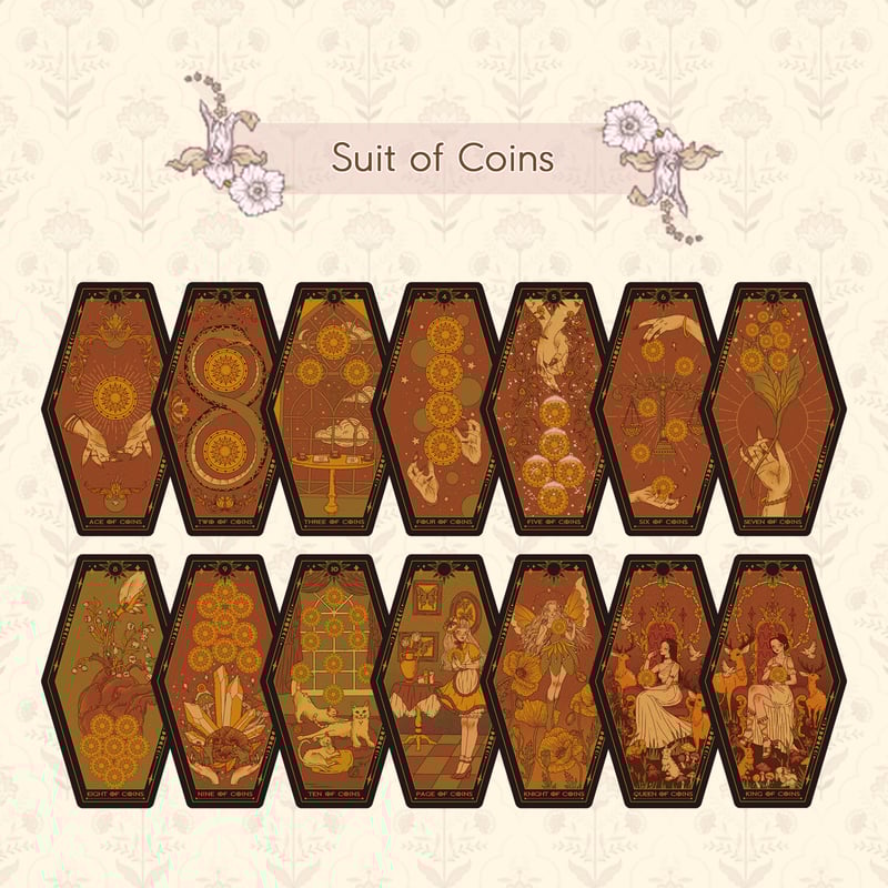 【正規品タロットカード】入手困難✨ドイツ発の美しくラグジュアリーなデッキ✨金縁 正規品タロットカード】ドイツの入手困難デッキ✨心と魂に触れる