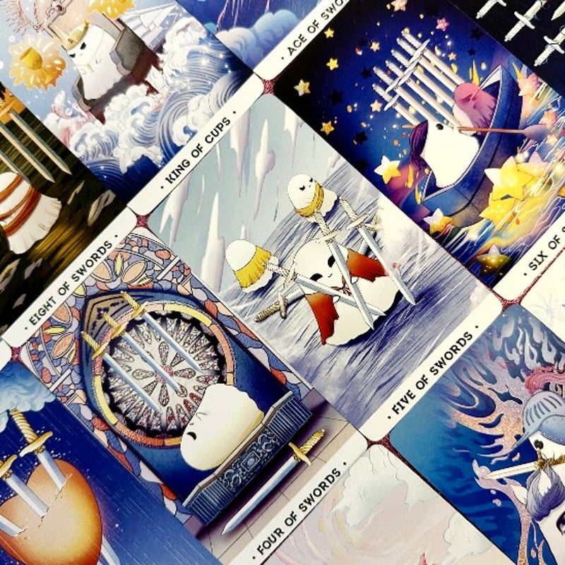 【正規品タロットカード】希少レア✨鮮やかな色彩のカーニバルを描いた超美麗デッキ セレスティアルカーニバルタロットカード｜作者直輸入・希少デッキ