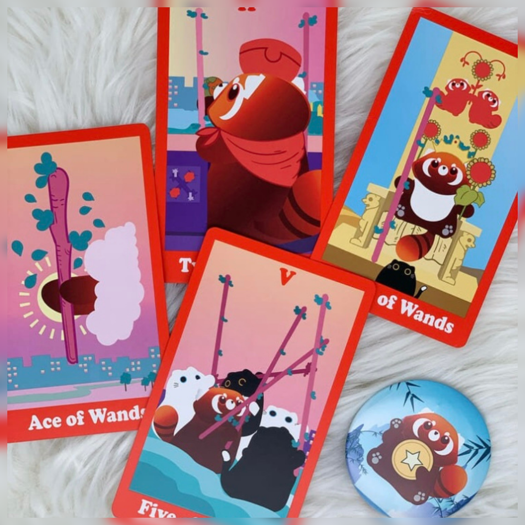 おまけ付き＊とっても珍しい＊レッサーパンダのタロットカード レッサーパンダのタロットカード (正規品・希少) | タロクル