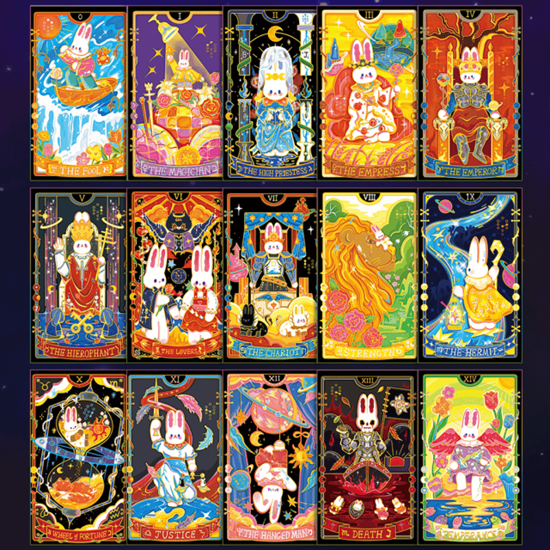【正規品タロットカード】希少レア✨鮮やかな色彩のカーニバルを描いた超美麗デッキ 正規品タロットカード】希少レア✨鮮やかな色彩のカーニバルを描いた超