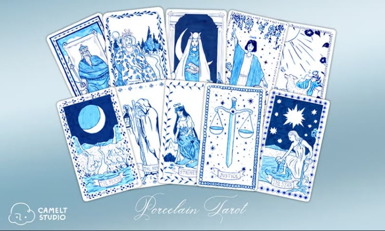 ポーセリンタロットカード｜作者直輸入・希少デッキ | タロクル