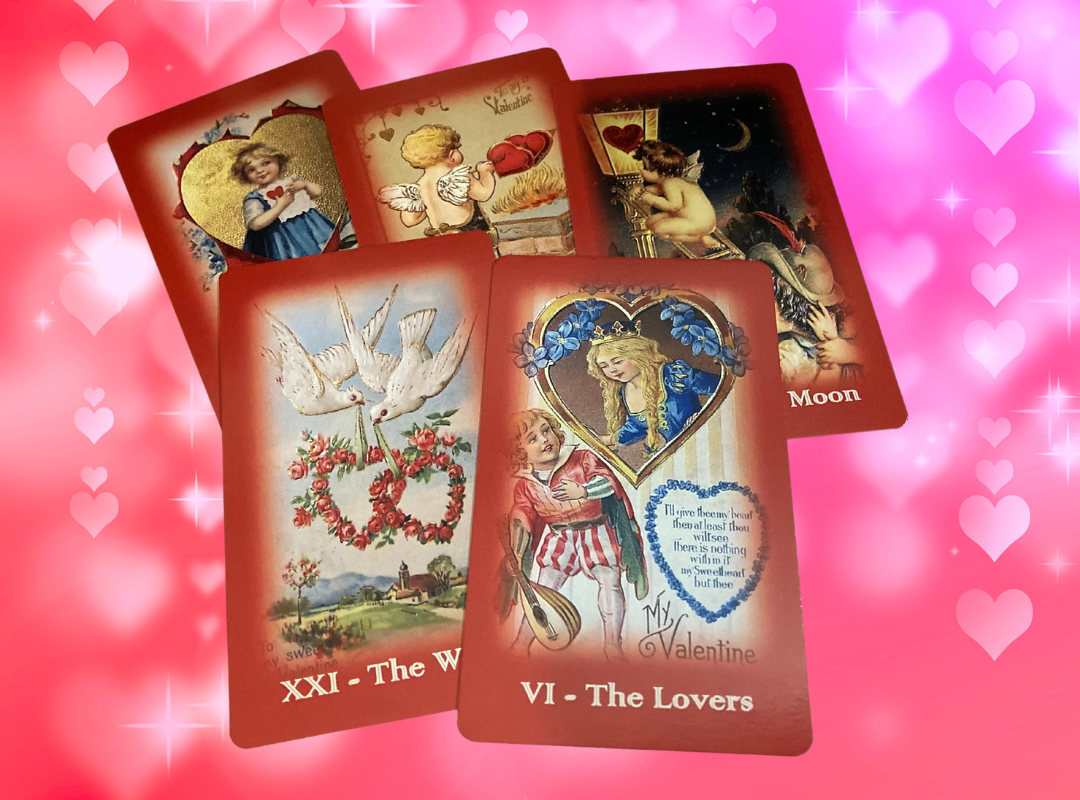 正規品希少デッキ✨珍しいスクエア型✨ハートタロットカード Heart tarot ハートラブタロットカード｜作者直輸入・希少デッキ | タロクル